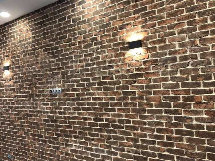 Стена из облицовочного кирпича FABER JAR